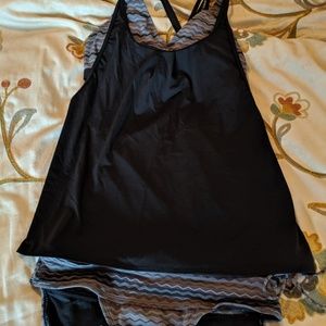 Athleta Two Piece Tankini M